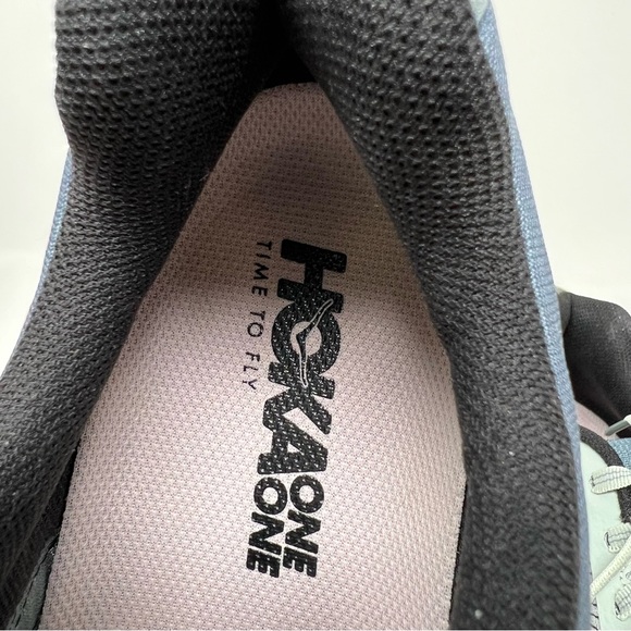 Hoka One One Clifton 6 Land Sea Foam Lace Up Walking Running Sneakers Size 10.5 - Picture 10 of 11